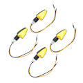 Miniatyrbillede 3 af 8: 4 stk. Motorcykel Blinklys Trekantet Form til Dirt Bike Elektromobil Scooter 1.5W 12V