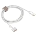 Pikkukuva 7 / 8: Type C - Magneettinen T -sovitin MacBookille, Type C -uros Magsafe 2:lle, 45W PD pikalataus, PVC-latauskaapeli, toinen sukupolvi