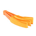 Miniatyrbillede 2 af 8: Bil Luftventil Støvkost Multifunktionel Rengøring Mikrofiber Klud Værktøj til Vindue Blade Persienner Lukker Ventilator Orange
