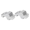 Miniatyrbilde 7 av 8: 2 stk. Styrefeste Riser Monteringsklemme CNC Aluminium Legering Erstatning for YAMAHA Tracer 900/GT 2015‑2019 Sølv