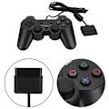 Miniatyrbilde 5 av 8: Dobbel motor svært sensitivt kablet gamepad-spillhåndtak for PS2-spillkonsollkontroller