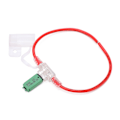Miniatyrbillede 2 af 8: 30A 12AWG Transparent Sikringsholder Manuel Reset Sikring Vandtæt Støvtæt til Biler Yachts RV'er Lastbiler