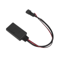 Miniatyrbillede 3 af 8: Bil Bluetooth 5.0 AUX Modul 3Pin ABS Sort Slidstærk Erstatning for E39 E46 E38 E53