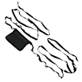 Miniatyrbilde 4 av 8: Utendørs telt camping klesline vanntett bærbar camping lanyard med 8 karabinkrok for fiske, reiser, fotturer, piknik