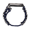 Miniatyrbilde 2 av 8: Paraplysnord Armbånd for Xiaomi Mi Band 6/5 NFC Klokker Justerbar Utbyttbar Armbåndsrem Mørk Blå