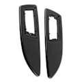 Miniatyrbillede 6 af 8: 2 stk. Sideblinklys Repeater Rammesæt Bil Tilpasninger Udskiftning til Vauxhall Corsa D Range 2006-2014 Blank Sort