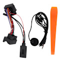 Pikkukuva 1 / 8: Bluetooth 5.0 auton AUX-äänen syöttökabel handsfree-mikrofonilla A3 TT A4 2007-2014