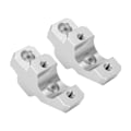 Miniatyrbillede 2 af 8: 2 stk. Styrforhøjer Monteringsklemme CNC Aluminium Legering Erstatning for YAMAHA Tracer 900/GT 2015‑2019 Sølv