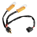 Miniatyrbillede 5 af 8: 2 stk. LED Decoder Belastningsmodstand Bil Forlygte Blinkende Fejlfri Ledningsnet til H4