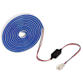 Miniatyrbilde 4 av 8: LED-lysstripe for bagasjerommet foran i bil, IP67, omgivende belysning, erstatning for Tesla Model 3 2018‑2020 DC12‑16V Blå