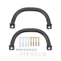 Miniatyrbilde 1 av 8: 2 stk Golfvogn Håndtak 53206 Side Metallgrep Håndtaksett Universal Passform Erstatning for E‑Z‑GO