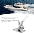 Miniatyrbillede 7 af 8: 38 mm/1,50 tommer 316 rustfrit stål Marine VHF Antenne Dobbelt Aksel Justerbar Basemontering Antennebase