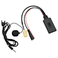 Miniatyrbillede 1 af 8: Bil Bluetooth Modul Radio AUX Input Håndfri Opkald Kabel med Mikrofon Erstatning for Alfa Romeo 159