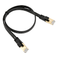 Miniatyrbilde 5 av 8: Cat 8 Ethernet-kabel 40 Gbps 2000 Mhz RJ45 hann-grensesnitt 0,5 meter/19,7 tommer Ethernet-ledning for PS5 for ruter