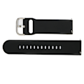 Miniatyrbilde 6 av 8: 22mm Myke Silikon Hurtigutløsningsremmer for Huawei Watch 3/GT 3/2 Justerbar SilikonklokkearmbåndSvart