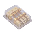 Miniatyrbillede 2 af 8: Strømfordelingsblok Bil Audio Splitter 1 Ind 4 Ud Jordfordeler Sikringsholder 60A