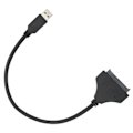 Miniatyrbillede 8 af 8: USB til SATA Adapter 6Gbps Overførselshastighed ABS til 2,5 tommer 7‑15mm HDD SSD med LED-indikator til Windows