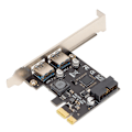 Miniatyrbillede 8 af 8: PCIE til USB 3.0 Udvidelseskort SUU3055N Desktop Usb3.0 19/20PIN Grænseflade Udvidelseskort