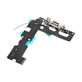 Pikkukuva 6 / 8: Latausportin moduuli USB-latausportin telakointiliitäntä mikrofonin signaalin antennin joustava kaapelimoduuli iPhone 7 Plus:lle Musta