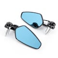 Miniatyrbillede 3 af 8: Universal Motorcykel Bakspiegel - 2 stk. 7/8in Anti-Glare Styrende, 180 grader justerbar