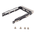 Miniatyrbild 2 av 8: Hårddiskbricka 2,5 tum Silver Svart SAS SATA HDD Bricka Caddy för Cisco UCS C220 C240 C480 M5