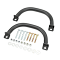 Miniatyrbilde 2 av 8: 2 stk Golfvogn Håndtak 53206 Side Metallgrep Håndtaksett Universal Passform Erstatning for E‑Z‑GO