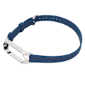 Miniatyrbillede 4 af 8: Rem med metalspænde til Xiaomi Mi Band 6/5 NFC Blød silikone armbånd Blå