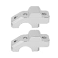 Miniatyrbillede 3 af 8: 2 stk. Styrforhøjer Monteringsklemme CNC Aluminium Legering Erstatning for YAMAHA Tracer 900/GT 2015‑2019 Sølv