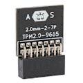 Miniatyrbild 6 av 8: TPM 2.0-modul LPC 14-stifts TPM 2.0 fjärrkortskrypterings säkerhetsmodul för ASUS