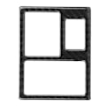 Miniatyrbild 1 av 8: Kolfiber Sticker Justeringsram för Backspegelbrytare Passar Toyota RAV4 06-12