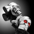 Miniatyrbillede 7 af 8: 4 stk. 3D Skelet Motorcykel Nummerplade Skruefastgørelser