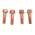 Miniatyrbillede 7 af 8: 43 mm Turbo Stud Bolt Sæt M10x1,5 Stållegering Høj Styrke Rustfri til T3 T4 T5 T6 Turbolader