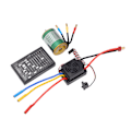 Miniatyrbilde 8 av 8: 3650 4300KV Børsteløs Motorsett 60A Børsteløs ESC Programmeringskort Combo for 1/10 RC Bil