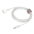 Pikkukuva 4 / 8: Type C - Magneettinen T -sovitin MacBookille, Type C -uros Magsafe 2:lle, 45W PD pikalataus, PVC-latauskaapeli, toinen sukupolvi