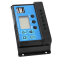 Miniatyrbillede 3 af 8: 60A 12V 24V Auto Solar Charge Controller PWM Controller (60A)