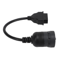 Miniatyrbillede 8 af 8: Truck Diagnose Interface Adapter 16 Pin OBD2 9 Pin Adapter Kabel Automotive Diagnostic Tool