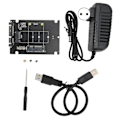 Miniatyrbilde 2 av 8: USB3.0 Ekstern Harddisk Dockingstasjon Kopiering Offline Kloningsfunksjon Dobbel Bay HDD Dockingstasjon 100V til 240V EU Plugg
