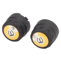 Miniatyrbillede 3 af 8: Bluetooth TPMS 2 Ekstern Sensor Dæktryksovervågningssystem Realtidstryk Temperatur Alarm til Motorcykel