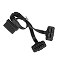 Miniatyrbillede 2 af 8: 16-pin OBD2 Fladt Forlængerkabel 1 til 2 Hun Splitter Universal Auto Bil Diagnostisk Værktøj