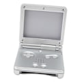 Miniatyrbilde 8 av 8: Spillkonsoll Shell for GBA SP Erstatningshele deler Hus Shell Case med knapper for Gameboy Advance SP Silver
