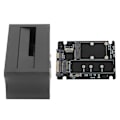 Miniatyrbilde 2 av 8: USB 3.0 til SATA Ekstern Harddisk Dockingstasjon Enkel Disk 5Gbps Aluminiumlegering Kopifunksjon HDD Dock 100‑240V EU Plugg