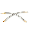 Miniatyrbillede 4 af 8: 2 stk. Dækventilstamme Forlængeradapter Rustfrit Stål Flettet Bil Universal 250mm