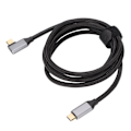 Miniatyrbilde 2 av 8: Hurtiglading USB-C-kabel - 100W PD, nylonflettet, USB 3.1 Gen2, 10Gbps, 4K@60Hz, 1,5m