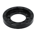 Miniatyrbillede 7 af 8: Ratadapter Sort Plade CNC Aluminiumlegering til Logitech G25 G27 G29 G920 13 14in Rat 70mm/2.75in