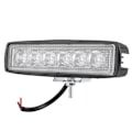 Miniatyrbillede 5 af 8: 6LED 18W Super Lys Stærk Bil Kørearbejde Spot Lampe Flood Beam Lys til SUV Motorcykel Båd