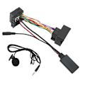 Miniatyrbillede 1 af 8: Bluetooth 5.0 bil AUX-adapter med håndfri mikrofon til RCD310 RCD510 RNS310 RNS315 RNS510