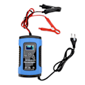 Miniatyrbillede 6 af 8: Intelligent 12V/6A motorcykelbatterilader - digitalt display, reparationsværktøj [EU-stik]