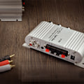 Miniatyrbilde 8 av 8: Bilforsterker Digital Stereo Audio Amp Diskant Bass Volumjustering Høy Følsomhet Forsterker