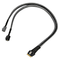 Pikkukuva 4 / 8: Mini SAS -kaapeli, vahva kestävyys, 12 Gbps datanopeus, SFF‑8654 8i - SFF‑8643 palvelimen järjestelmäkortin kaapeli