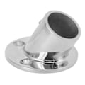 Miniatyrbillede 1 af 8: 32 mm/1,26 tommer Rund Håndliste Base 60 Graders Beslag Rustfrit Stål Marine Hardware til Både Yachts